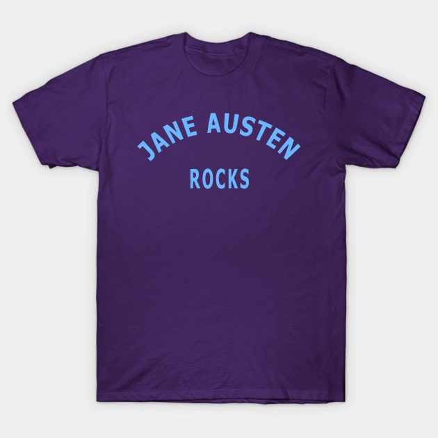 Jane Austen Rocks T-Shirt by Lyvershop